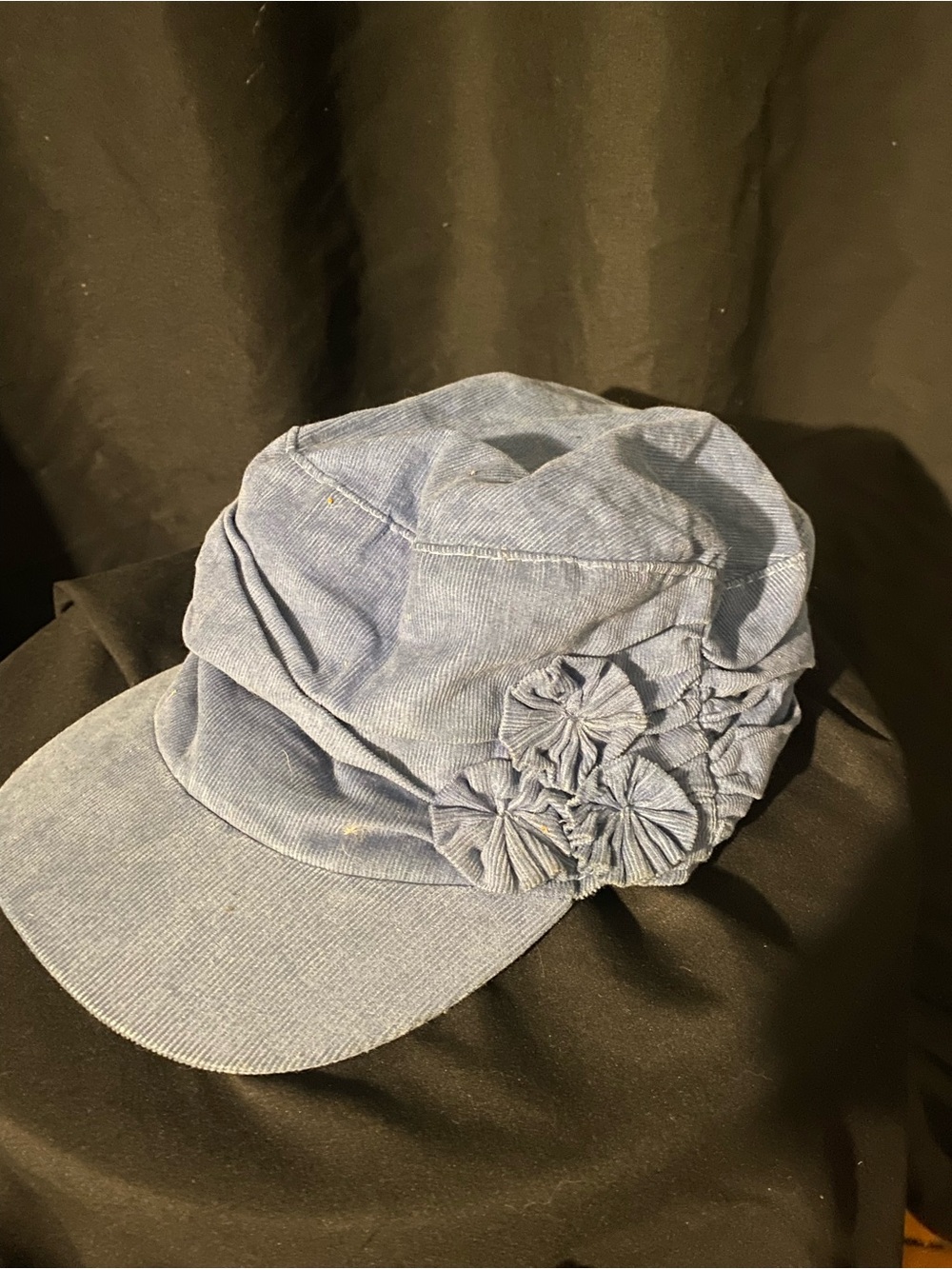 Blue hat